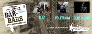 ALGO + POLLYANNA + ODDS & ENDS @ L'international