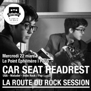 CAR SEAT HEADREST @ Le Point Ephémère