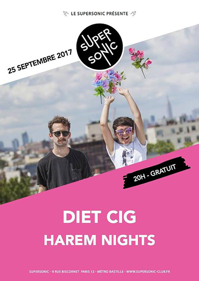 DIET CIG - Le Supersonic - Paris, 25/09/2017 - Stars Are Underground